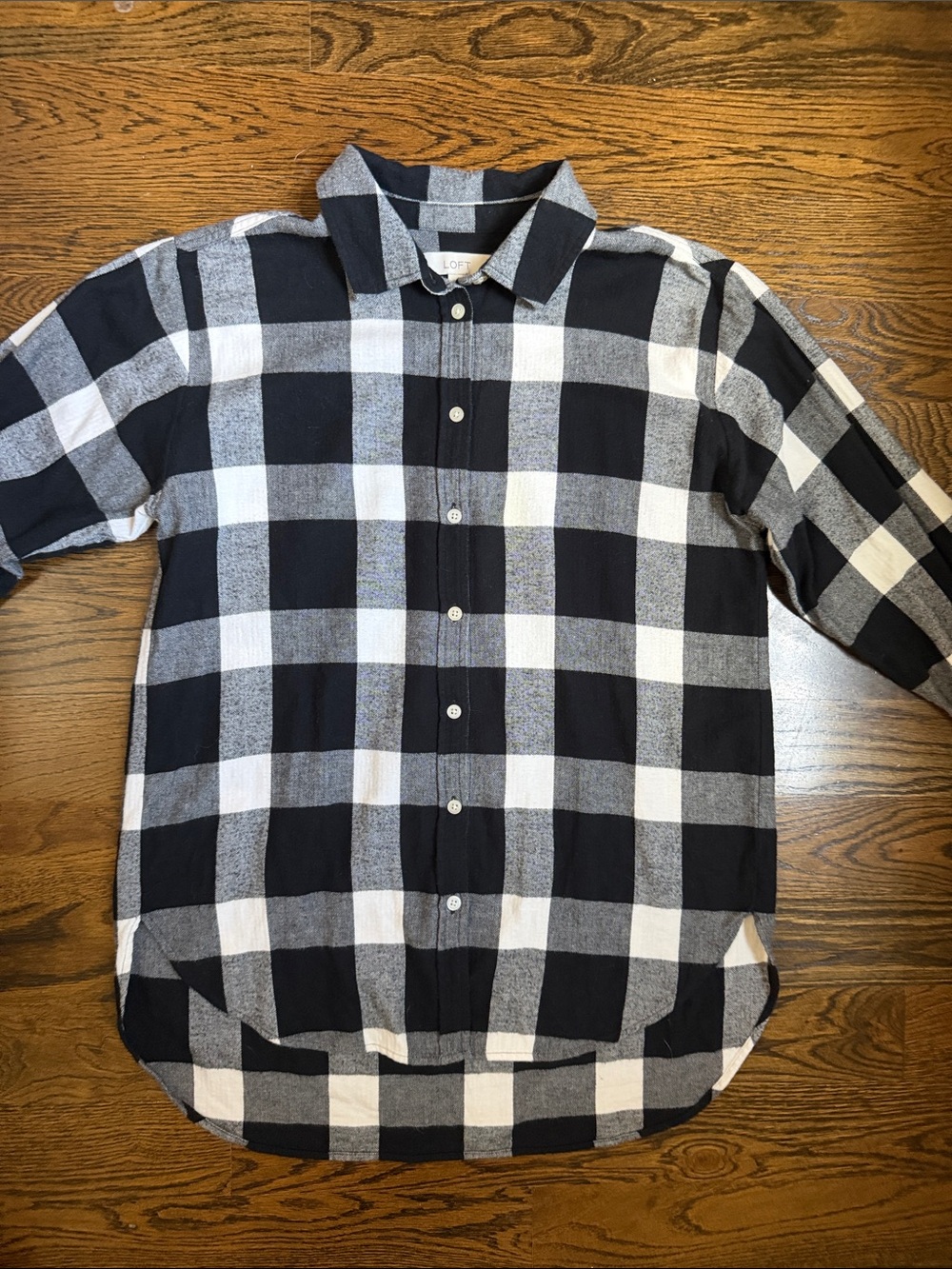 Loft Flannel Button Down Size Medium